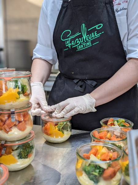 Restaurant Bio anti-gaspi Saint Etienne La Fabuleuse Cantine